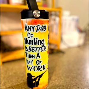 Any day of work hunting tumbler